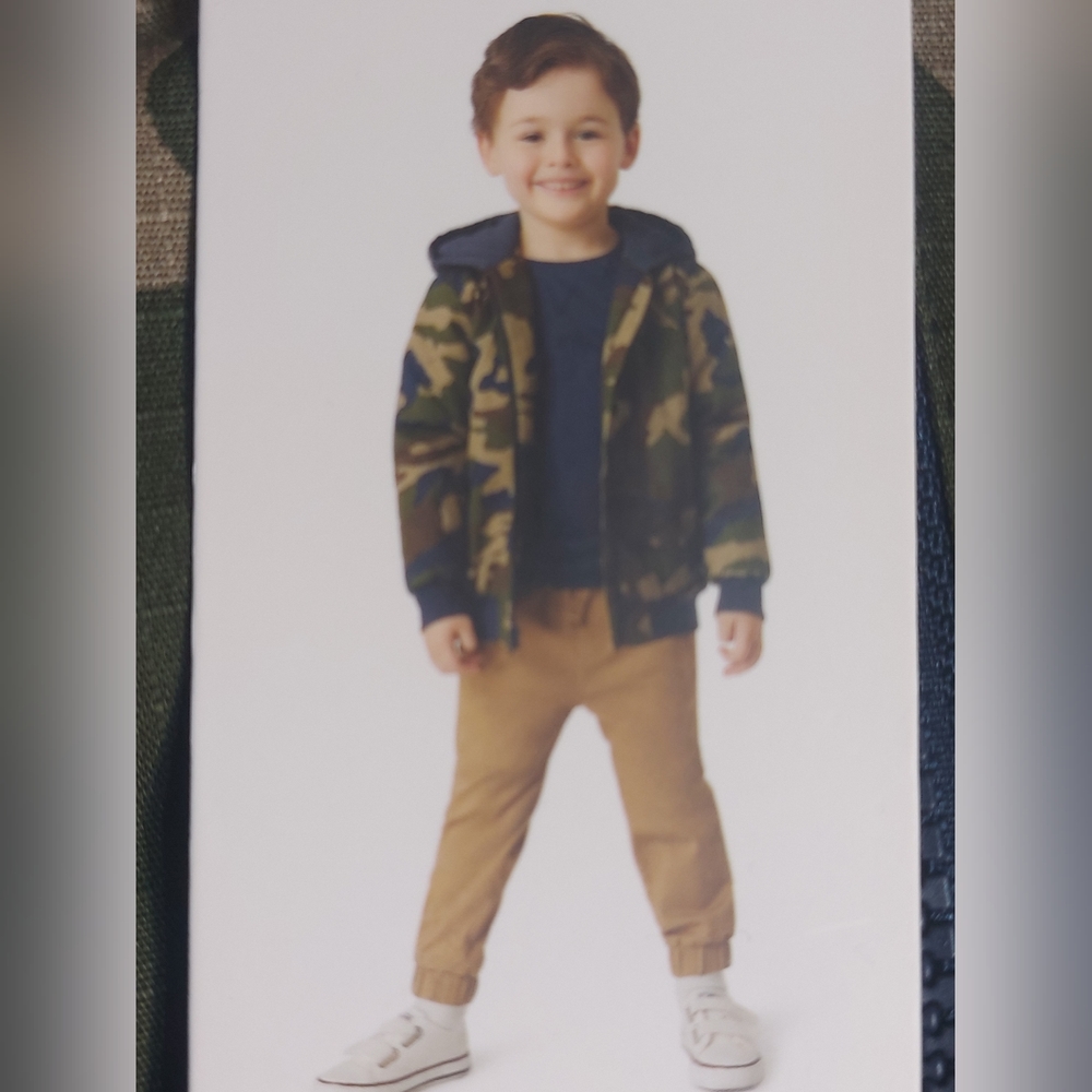 Koalakids 18 M 3 pics Set Green Hoodie Camo for Boy NWT